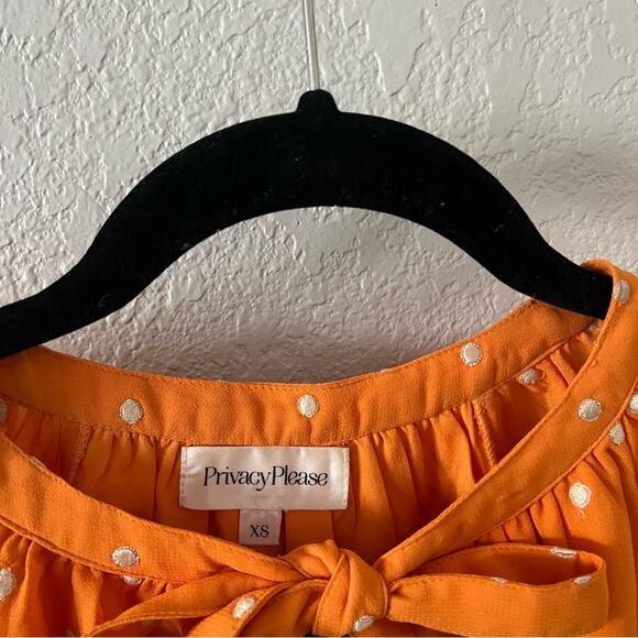 Revolve Privacy Please Miah Orange Mini Dress - Picture 5 of 10